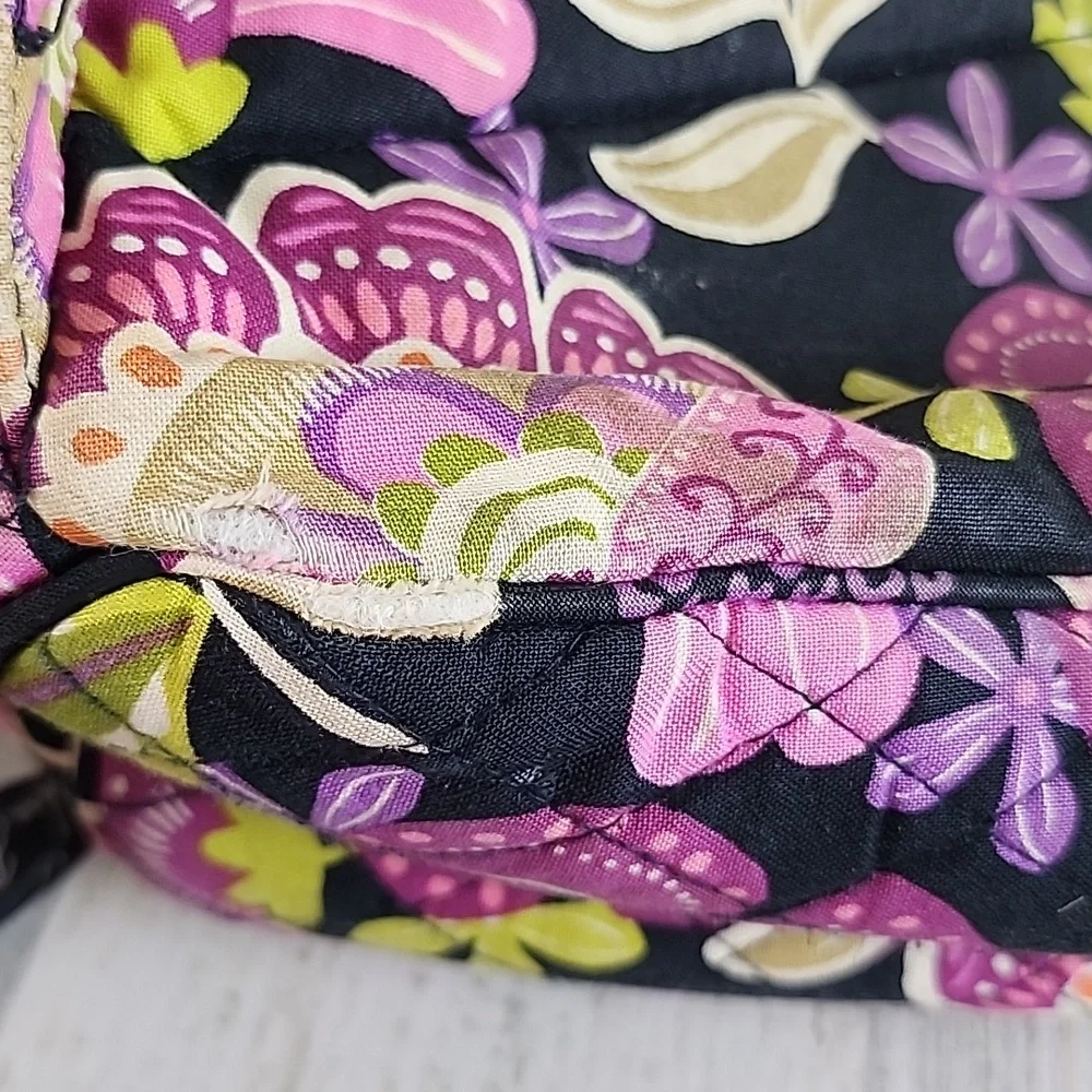 Vera Bradley Pirouette Pink floral large campus backpack padded laptop slot - Picture 11 of 14